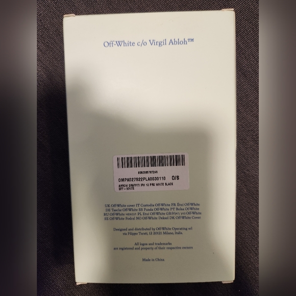 Off-White Arrow White iPhone 12 Pro Case AUTHENTIC New in Box - Picture 4 of 5